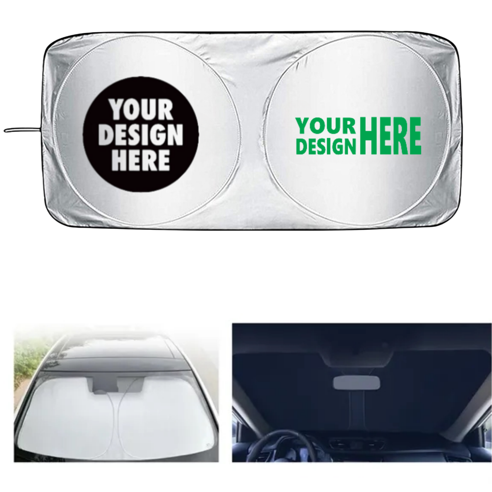 Foldable Reflective Sun Visor 3