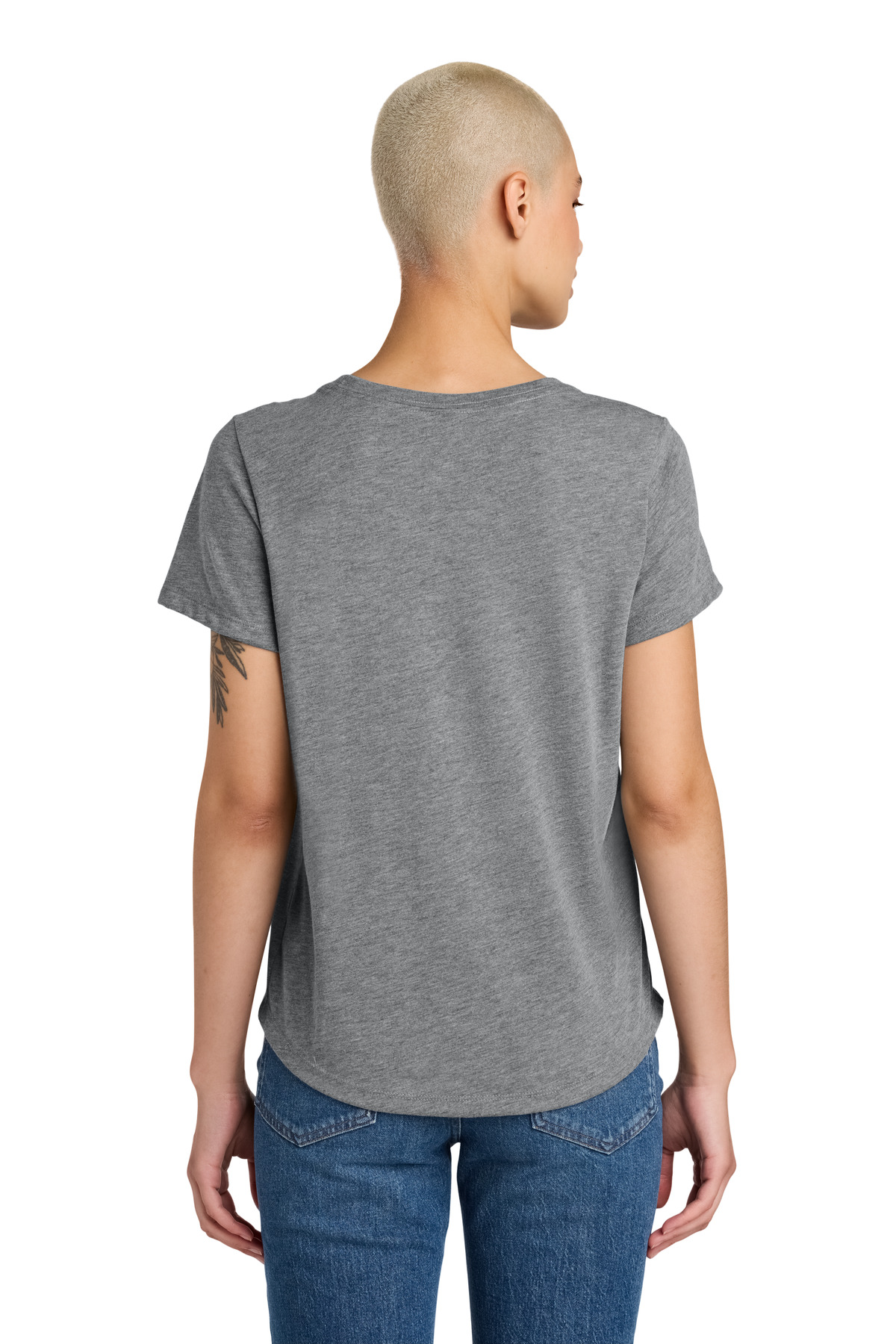 Allmade Women's Relaxed Tri-Blend Scoop Neck Tee AL2015 22