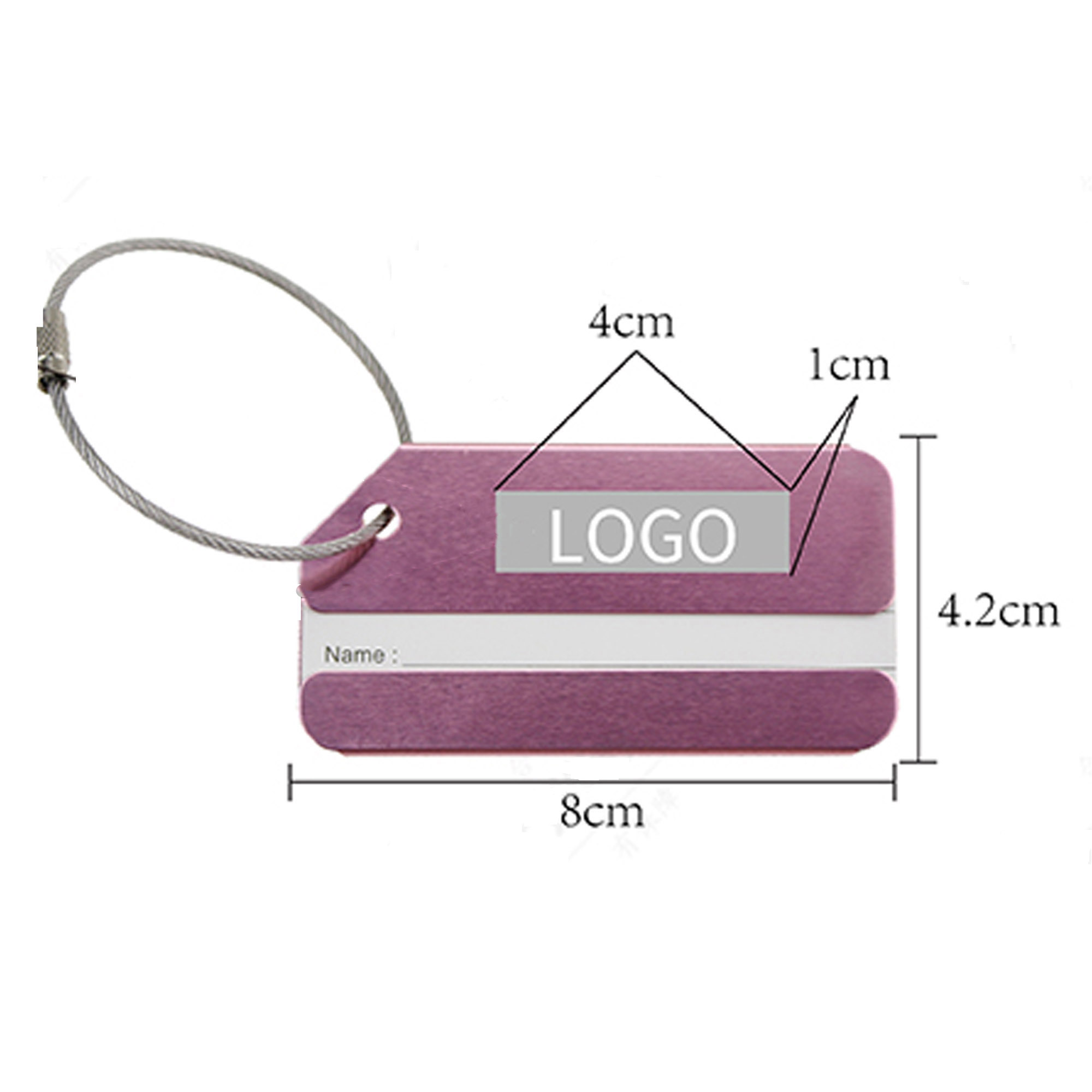 MOQ 50 pcs Custom Luggage Tags 2