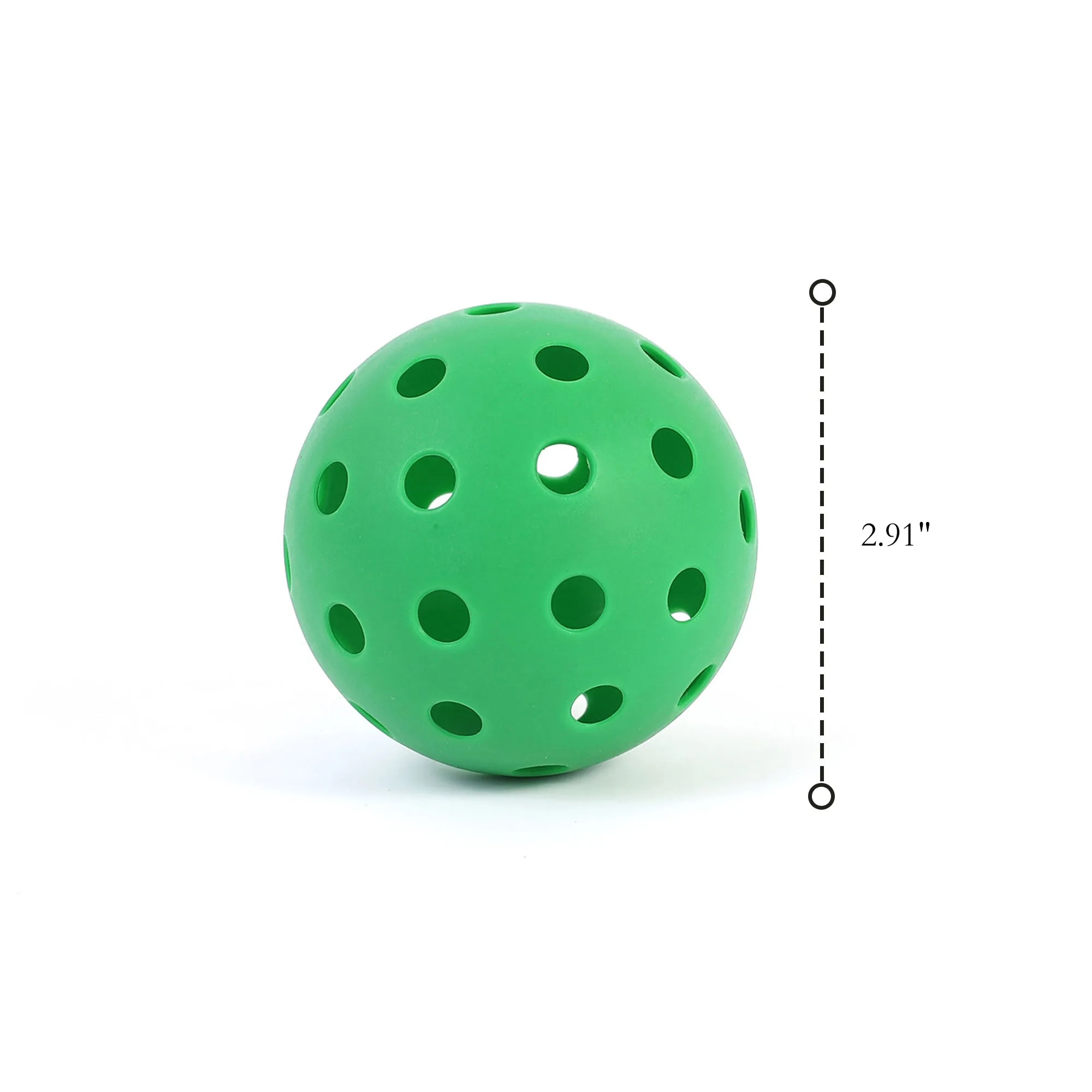 6 Pack of  Premium 40-Holes Outdoor Pickleball 5