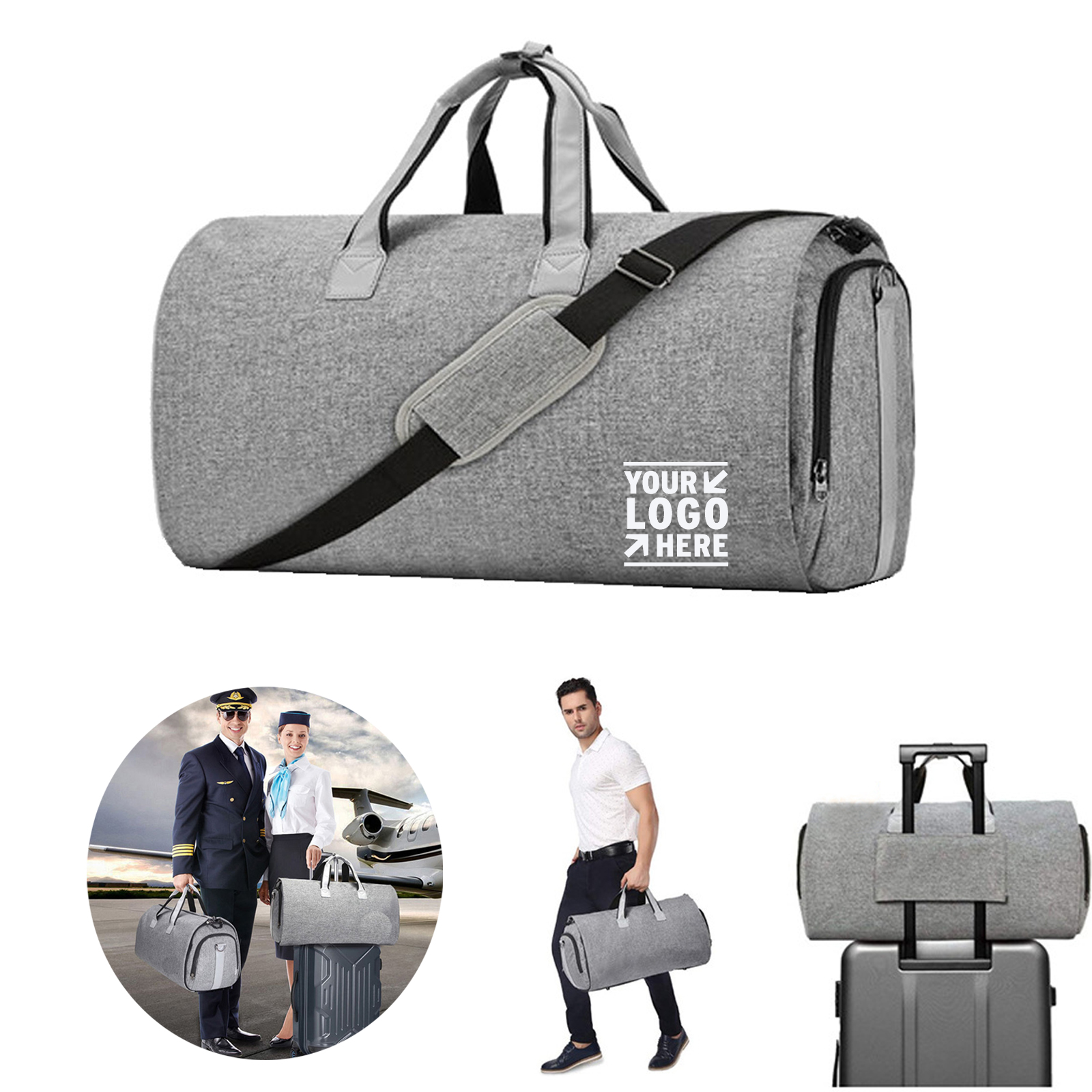 Convertible Garment Bag with Shoulder Strap 2