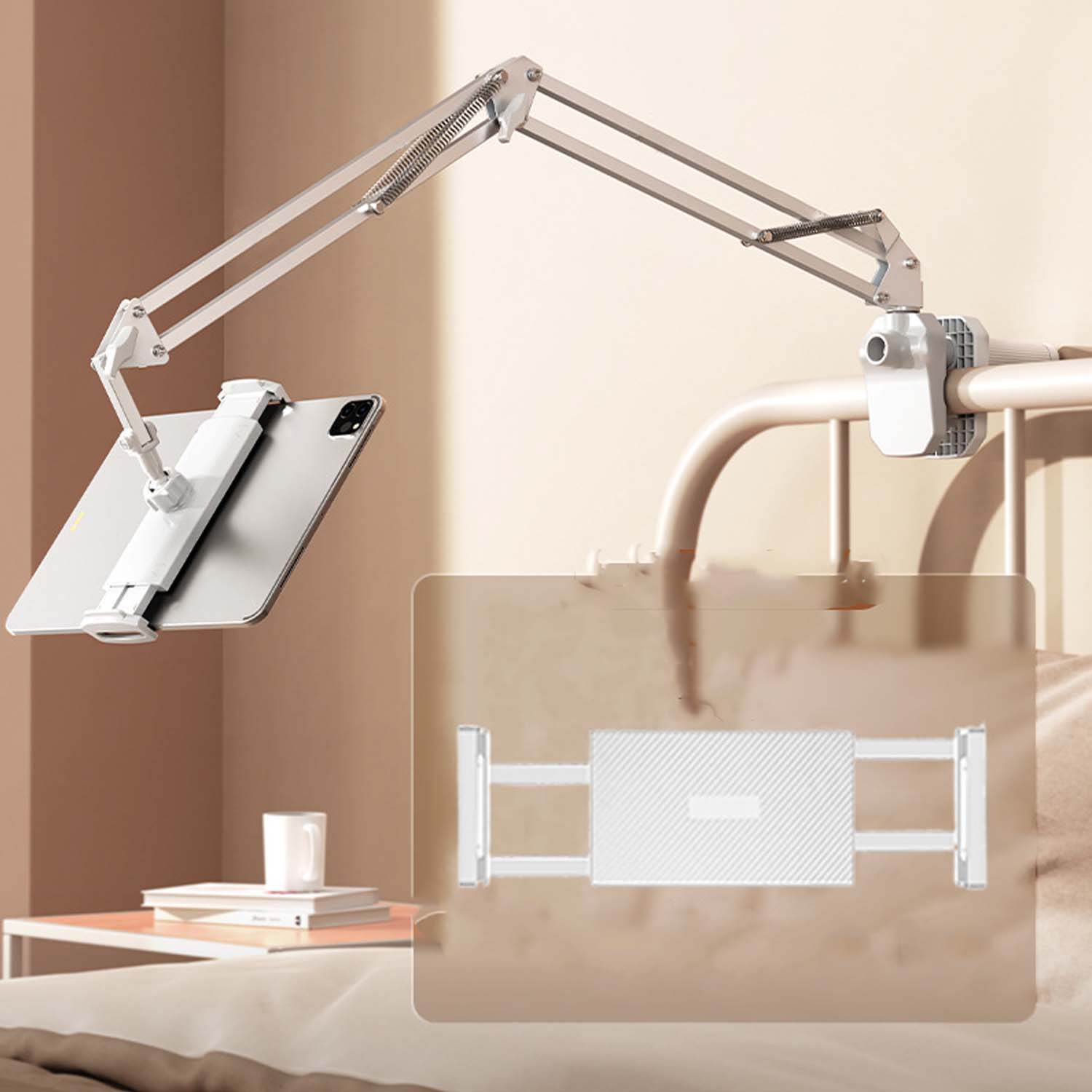 Hidden Bedside Retractable Phone Holder 5