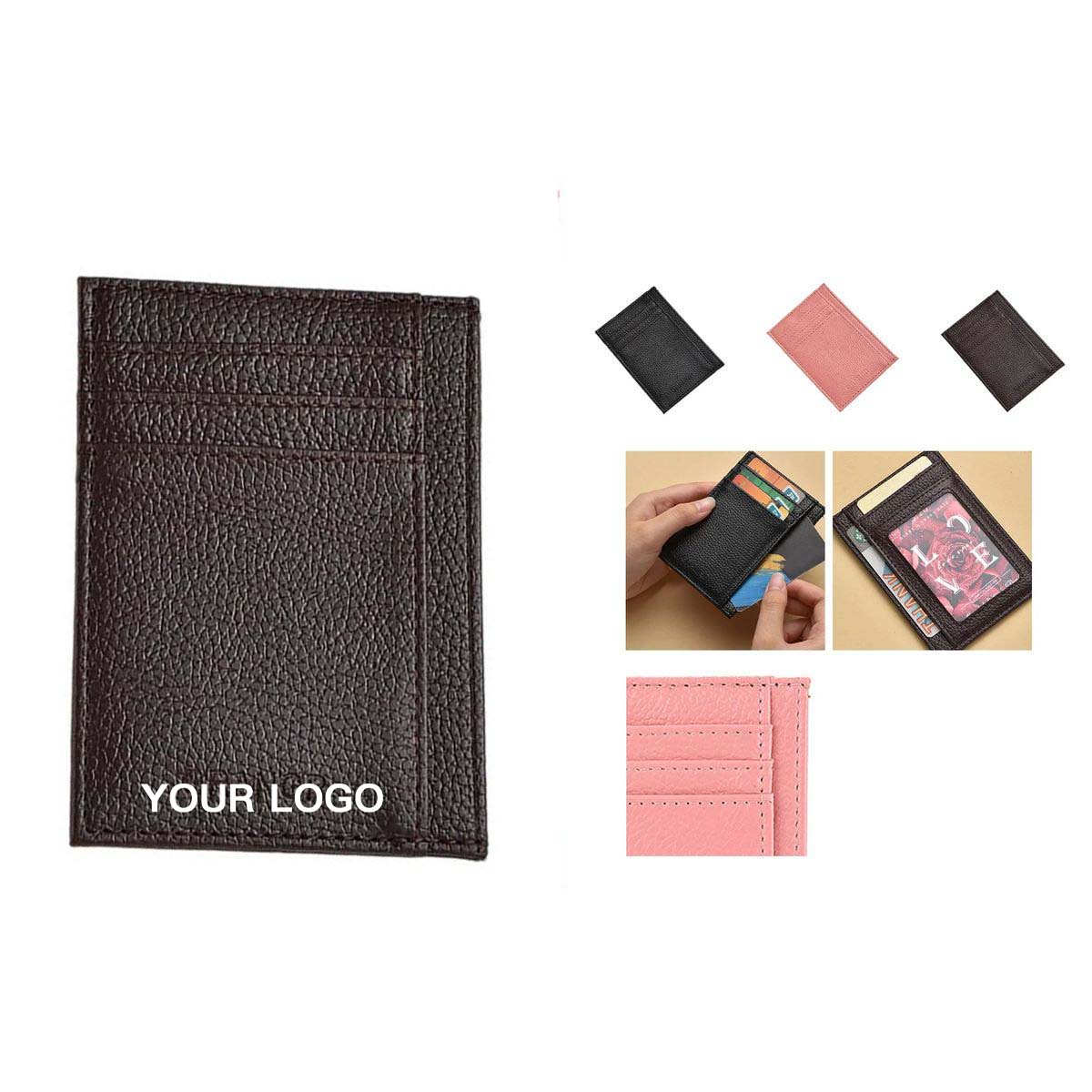 Durable PU Leather Wallet with Sleek Profile 1