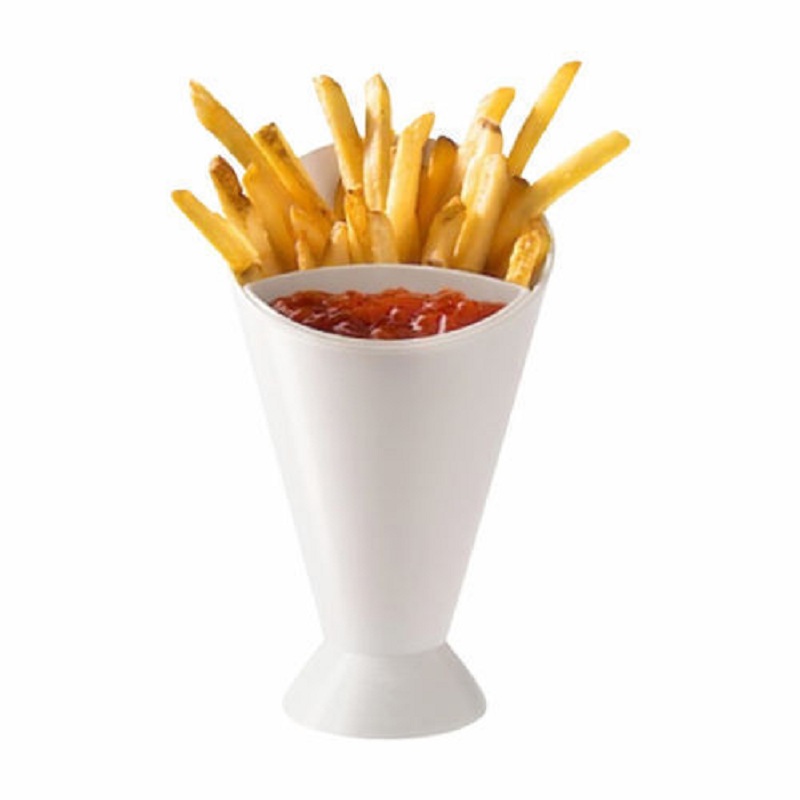 Cone and Dipping Cup French Fries Holder 5