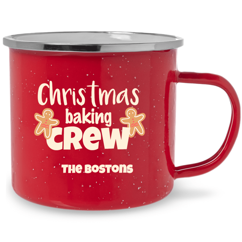 Personalized Christmas Baking Crew Campfire Mugs 2