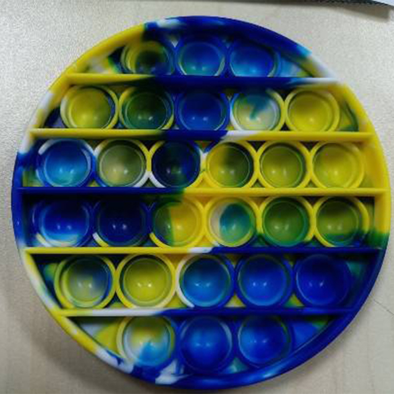 Round Camo Push Pop Bubble Sensory Toy 3