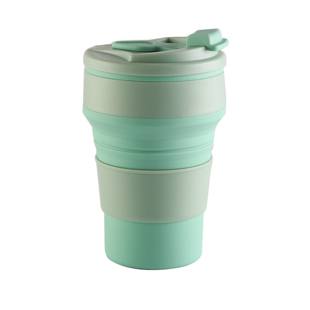 350ML Retractable Silicone Water Cup 2