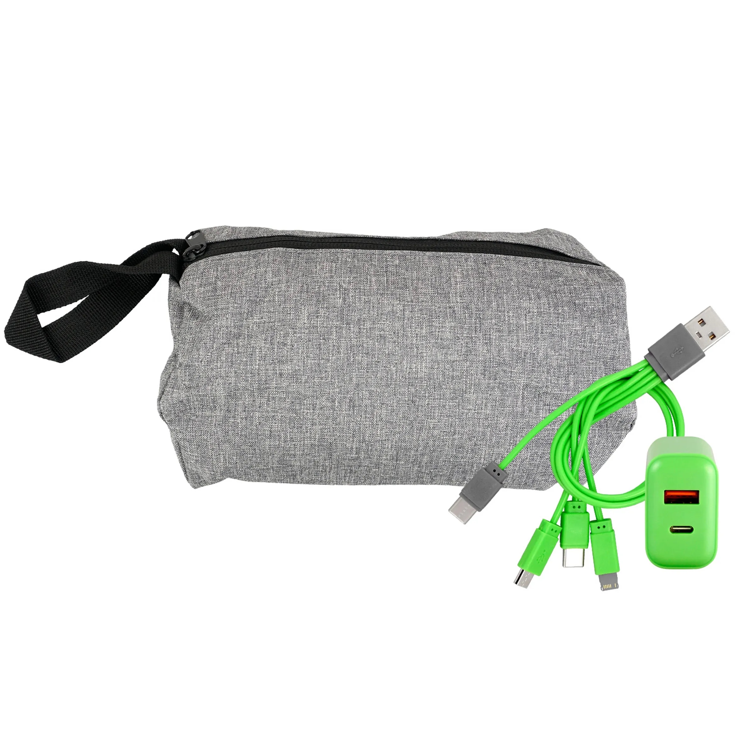 Recycled Travel Pouch Fast Charger Set 7