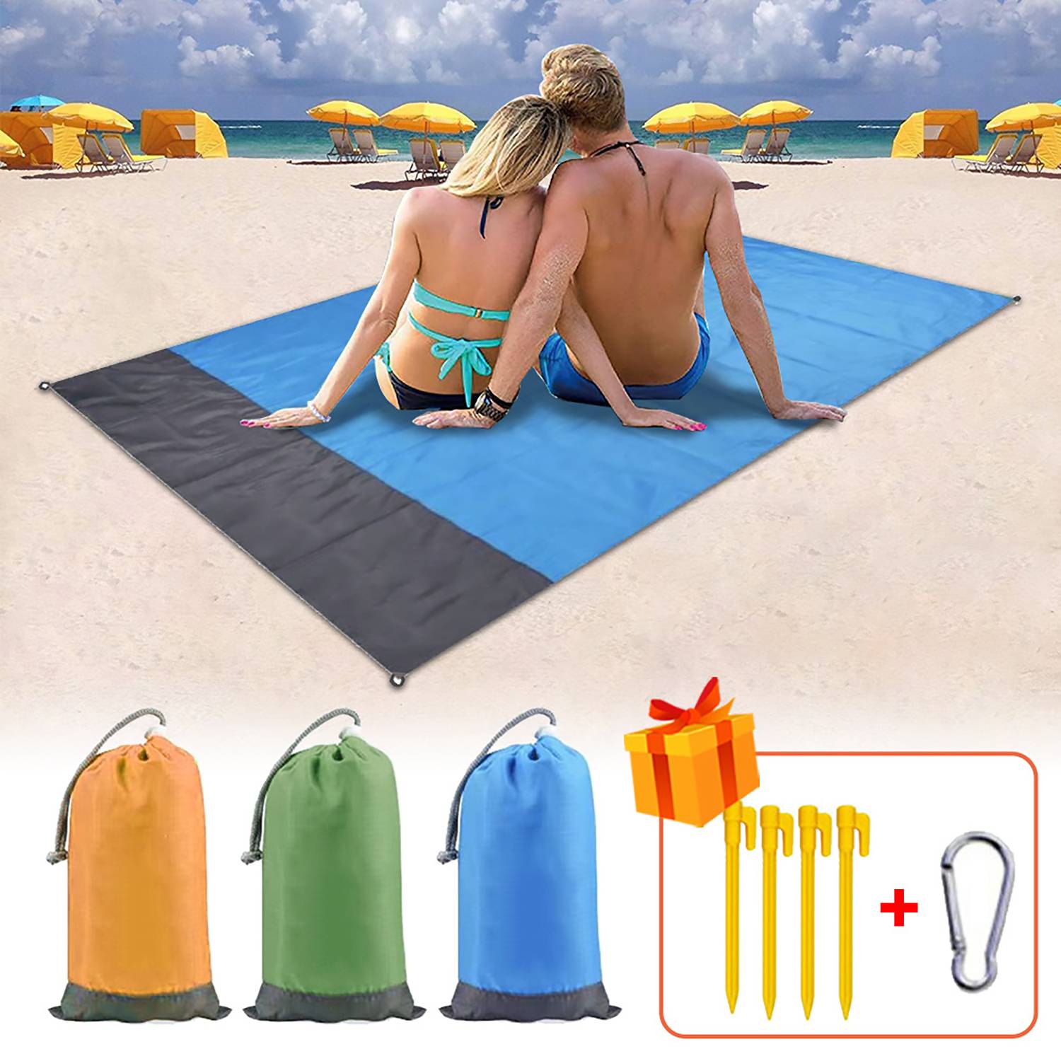 Outdoor camping mat, a convenient and foldable picnic mat. 6