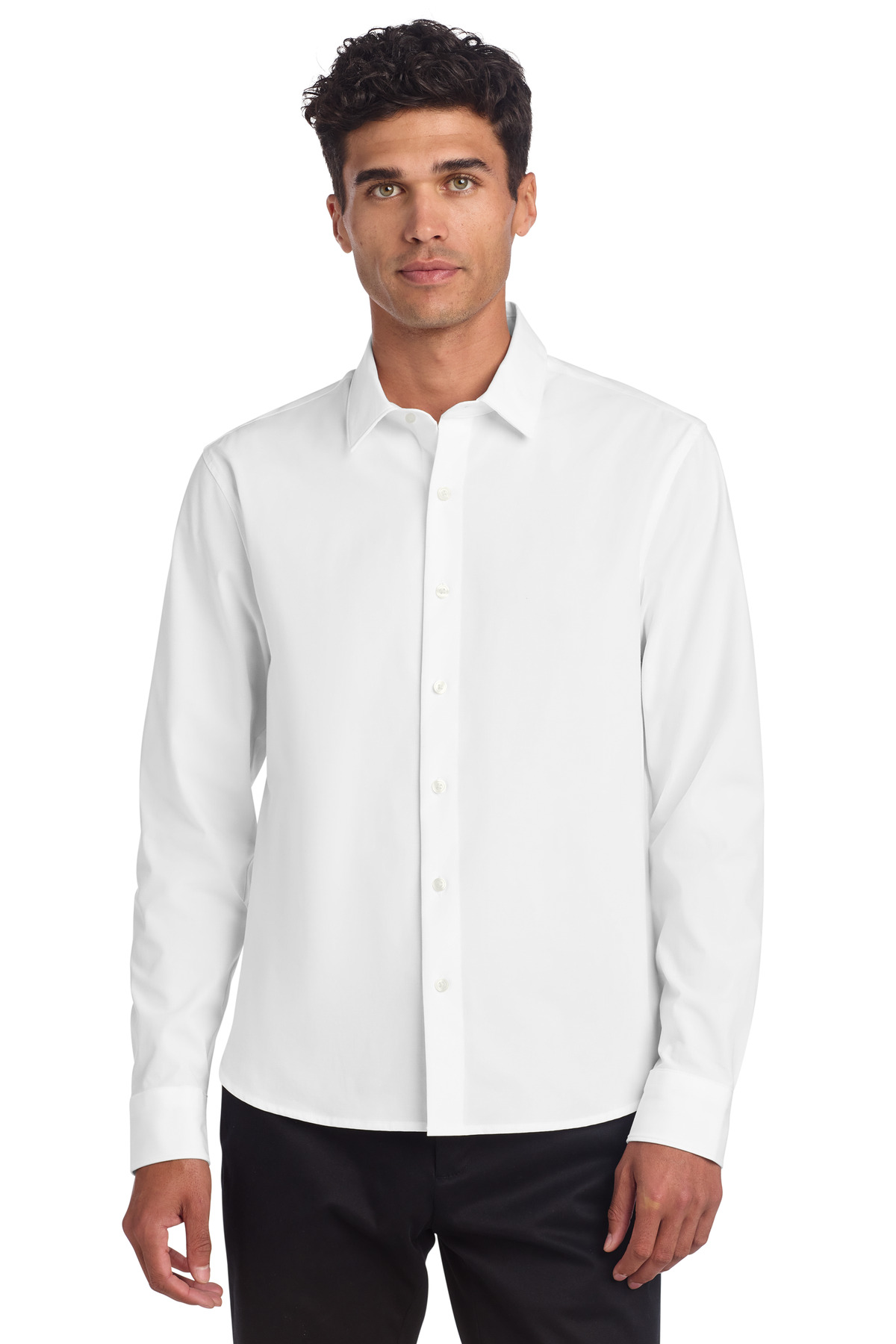 Mercer+Mettle Long Sleeve Stretch Woven Shirt MM2000 18