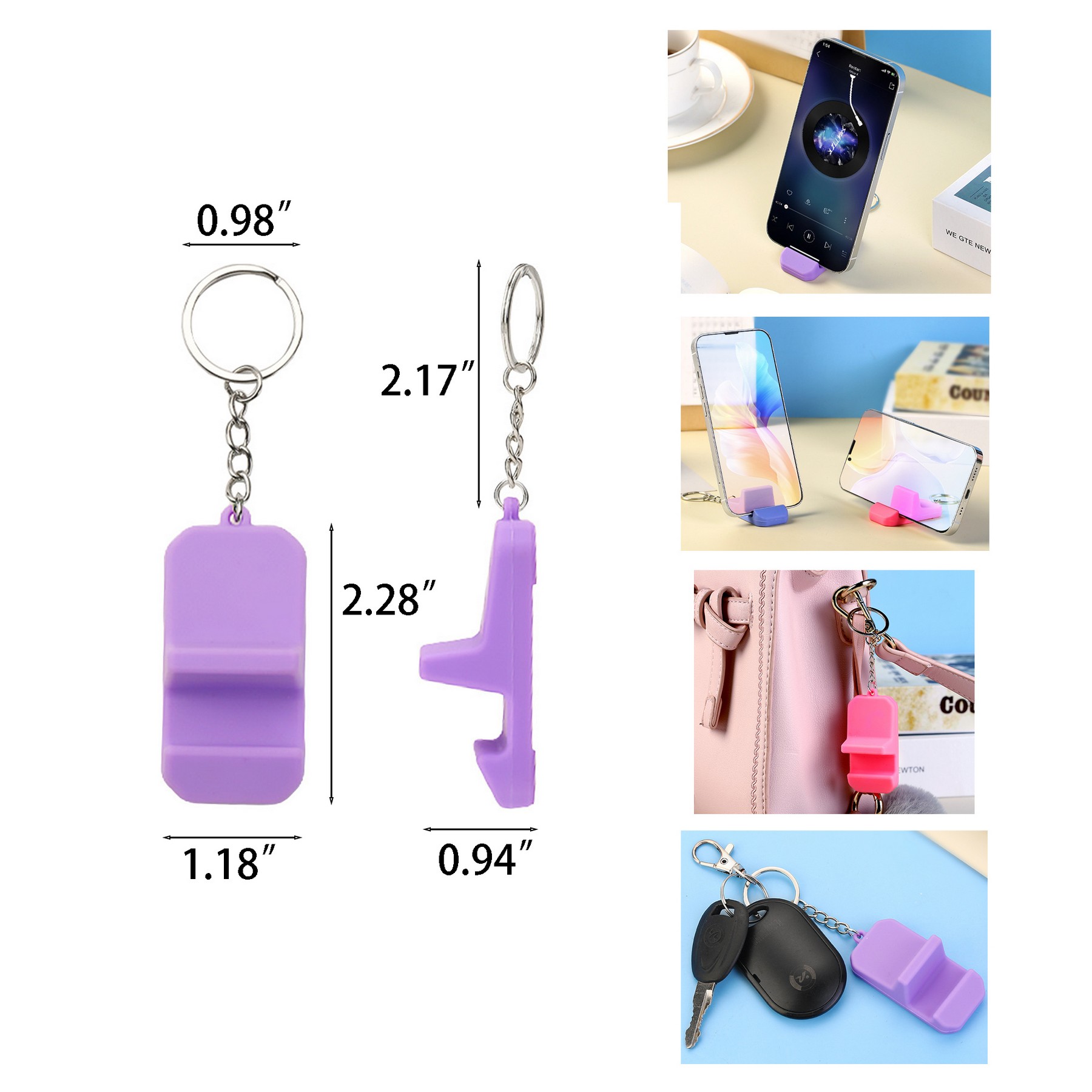 Key Ring Phone Mini Stand 6