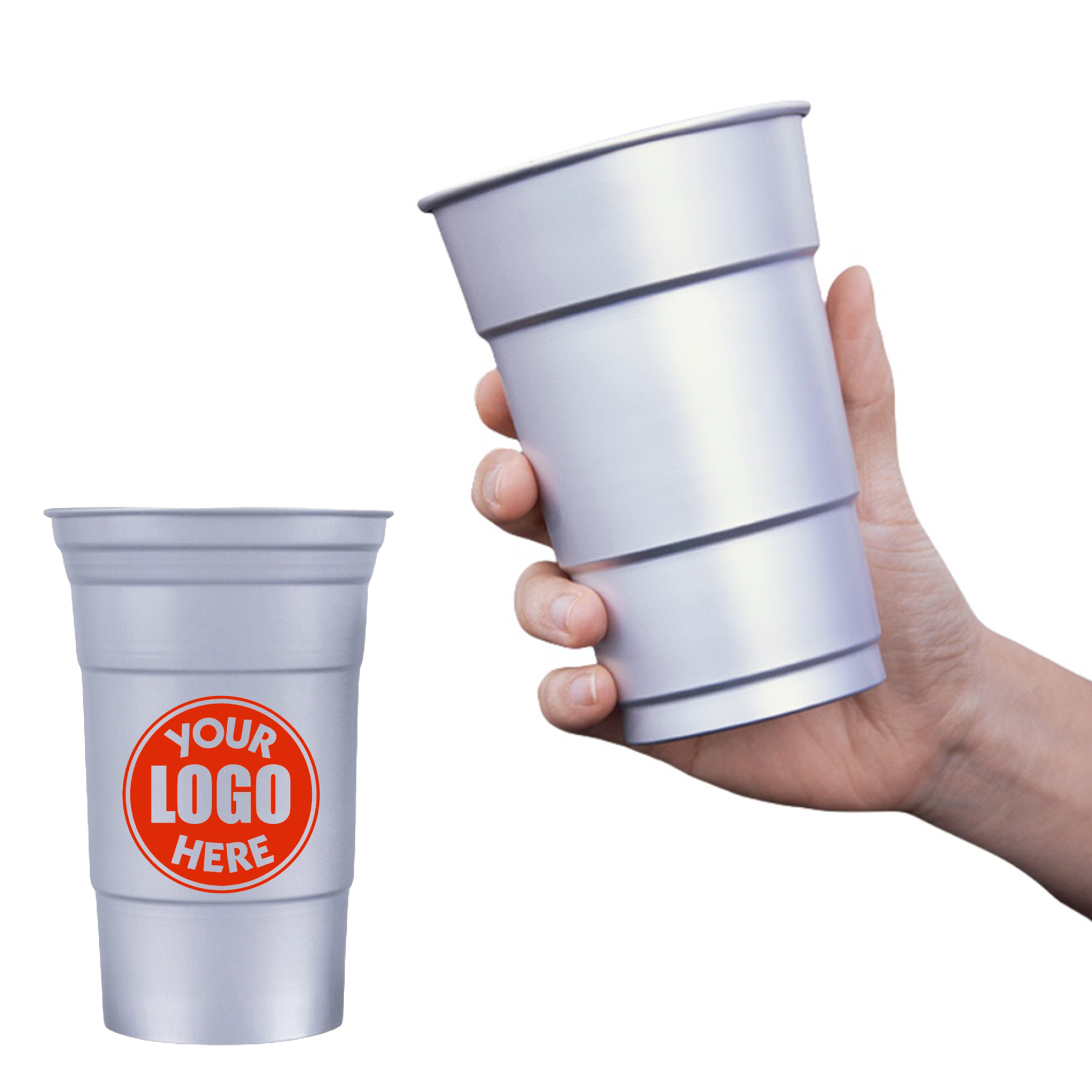 Disposable Aluminums Beers Cups 2