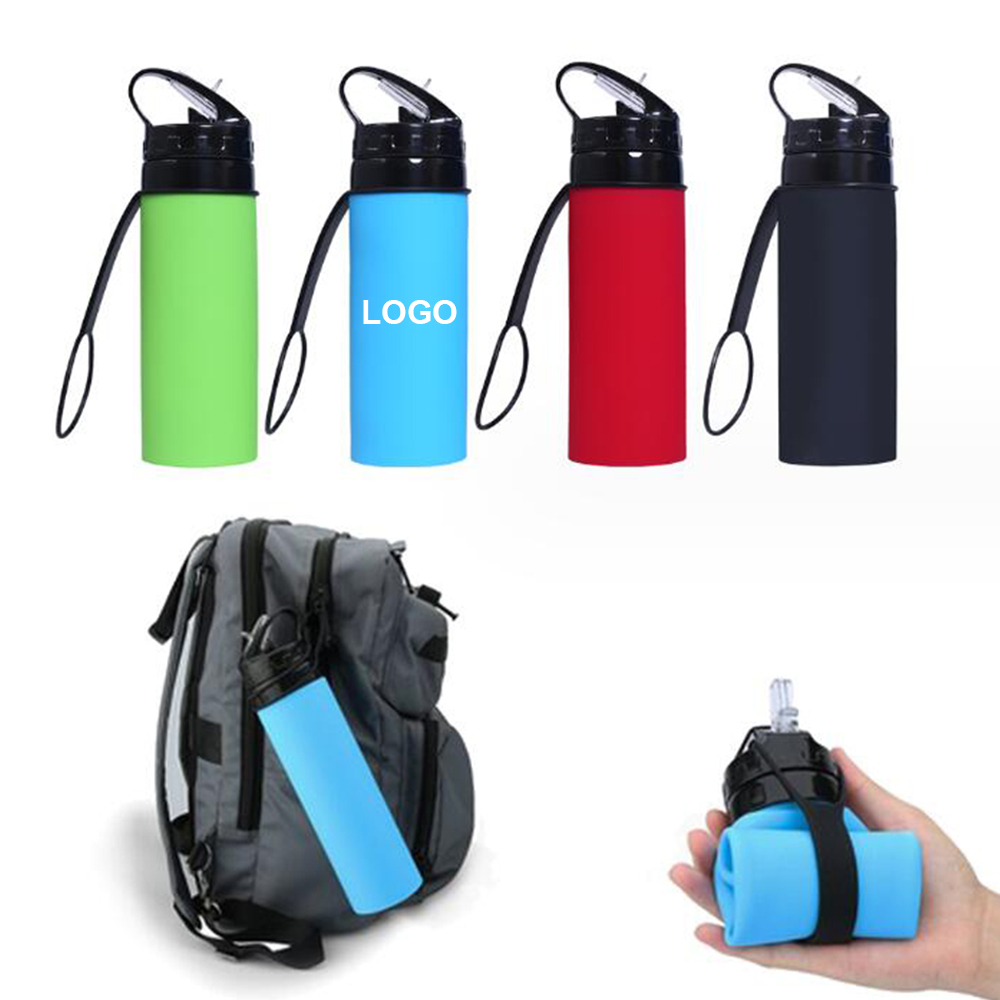 20 Oz Silicone Foldable Sport Bottle 3