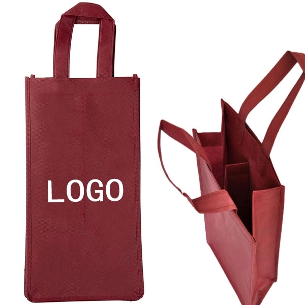 Non-Woven Double Bottle Wine Totes 3