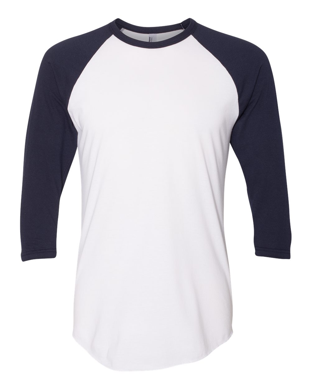 Unisex 50/50 Raglan Three-Quarter Sleeve Tee - BB453W 25