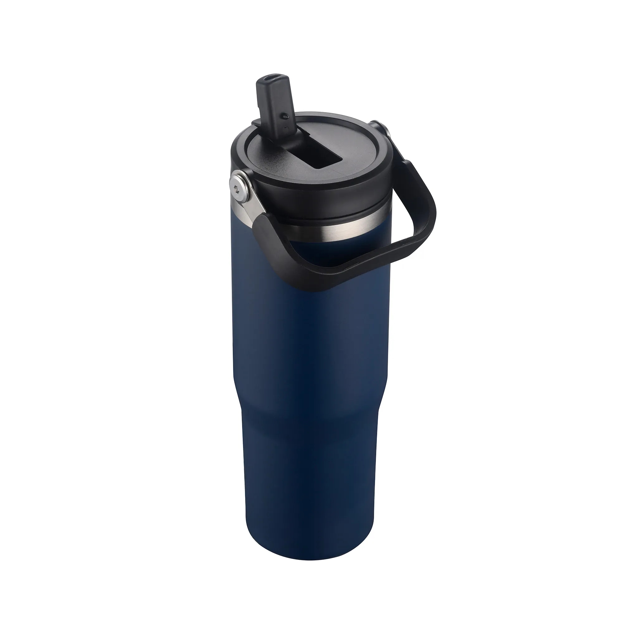 30oz. Double Wall SS / PP Mug with Handle and Flip Straw 13