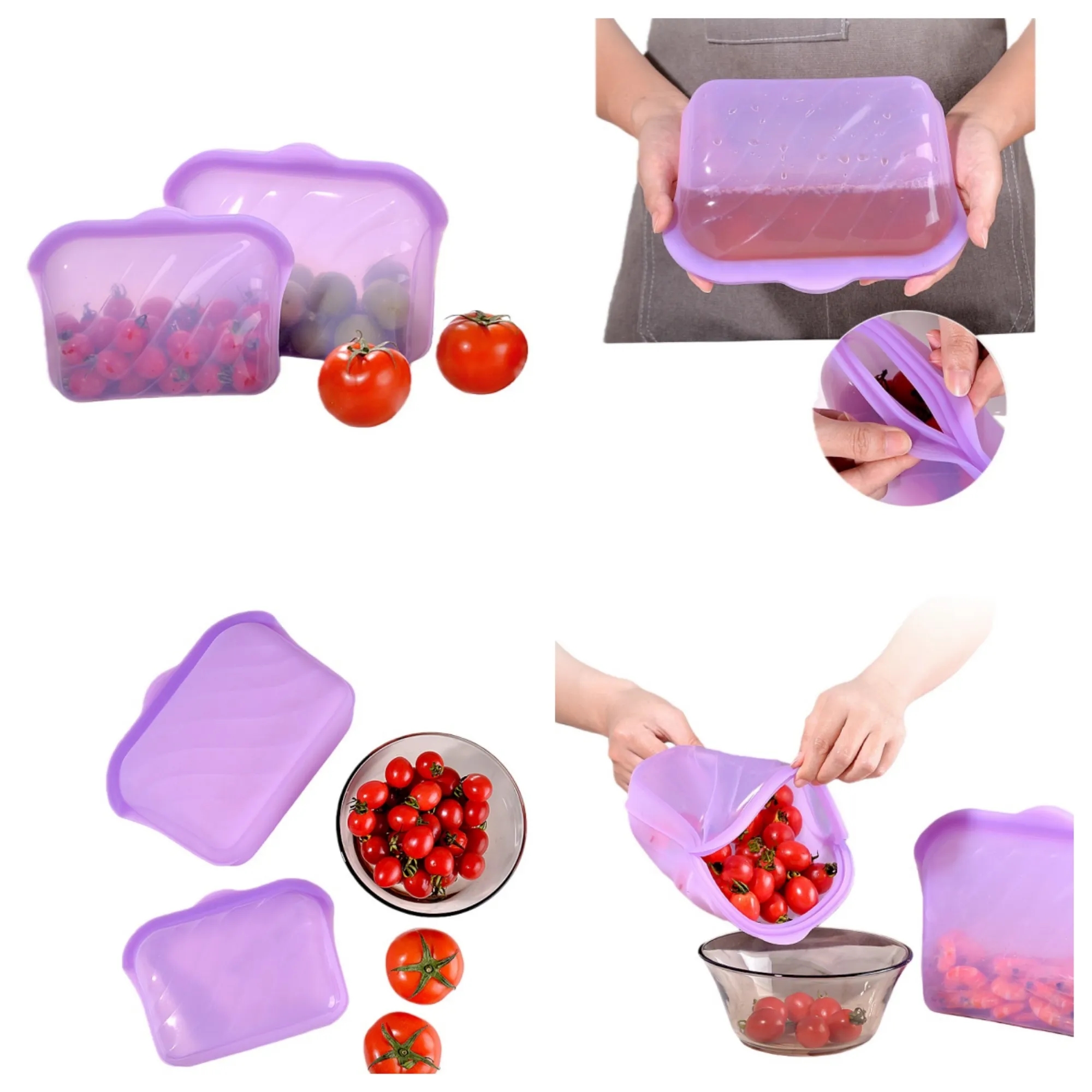 Silicone Sealed Fresh Bag Reusable 2