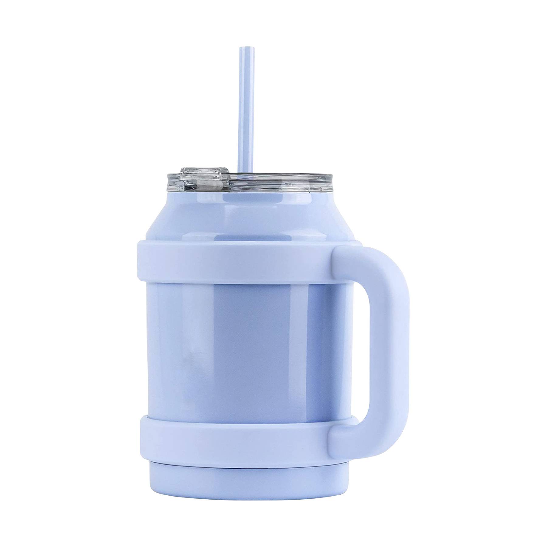 50oz Stainless Steel Mug Tumbler with Handle and Straw 4