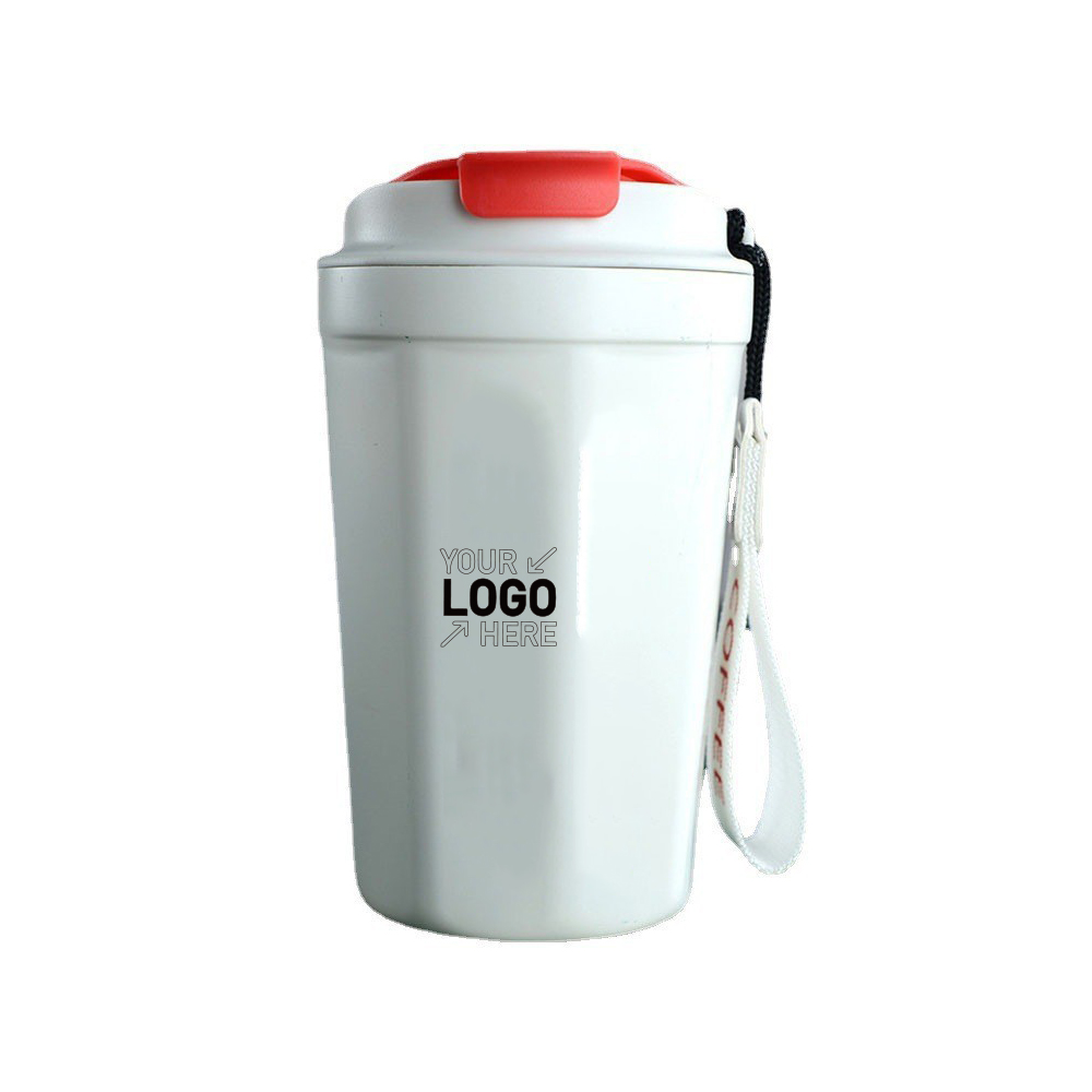 octagonal coffee cup with handle 4