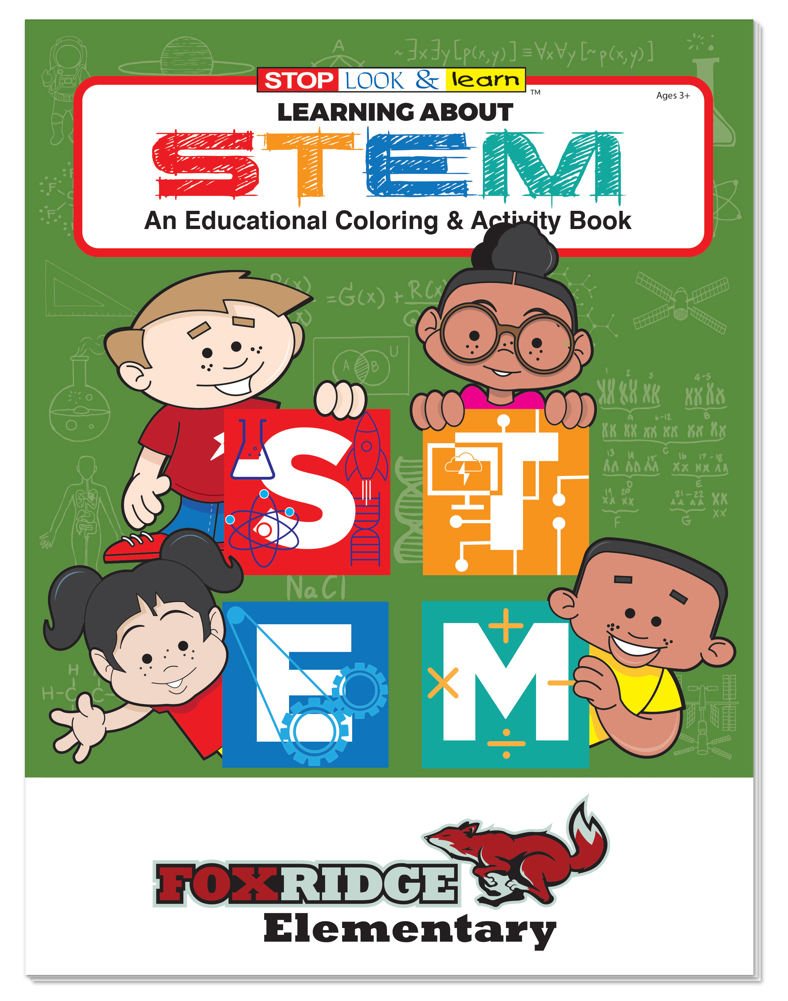 Coloring Book: Learning About STEM 4