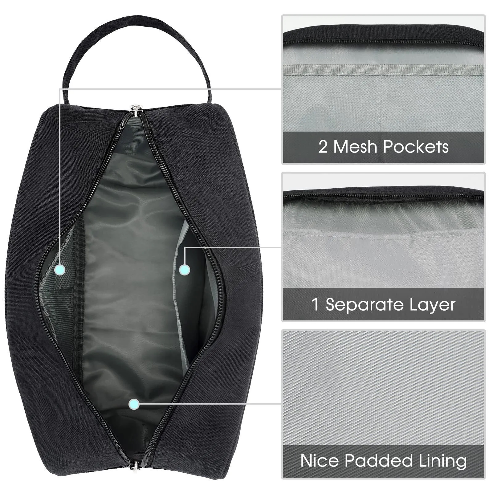 Travel Toiletry Organizer Shaving Bag 4