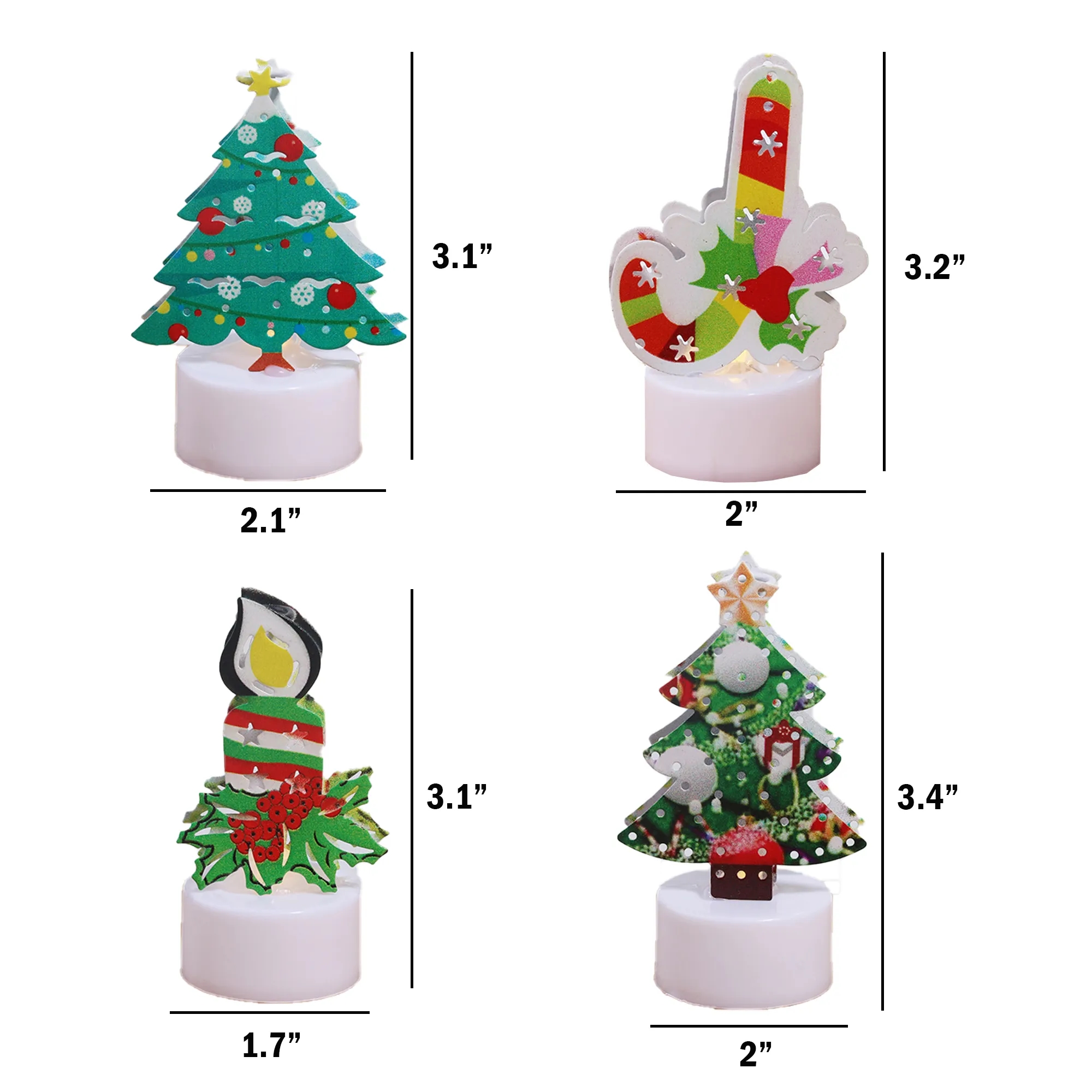 LED Christmas Decorative Night Light Ornament 3