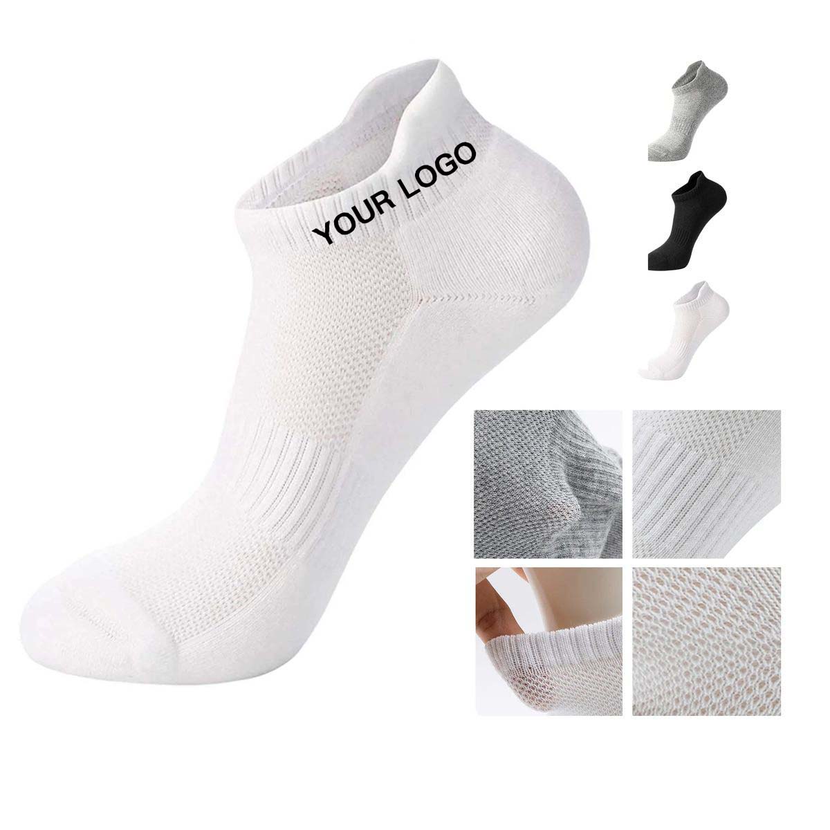 Breathable Cotton Socks with Elastic Arch Band 4