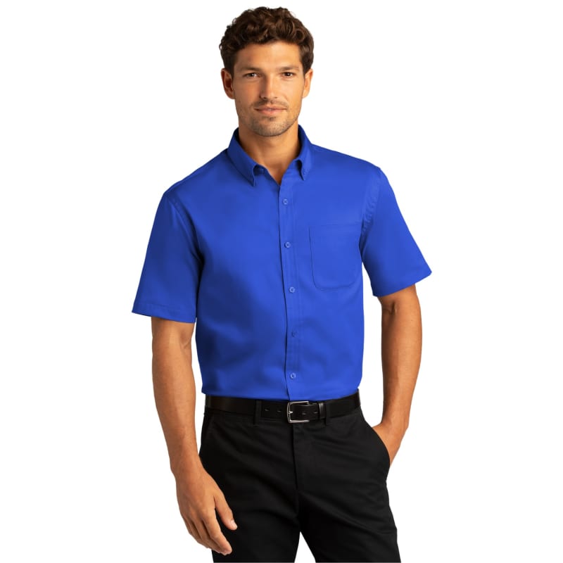 Port Authority Short Sleeve SuperPro React Twill Shirt. 63