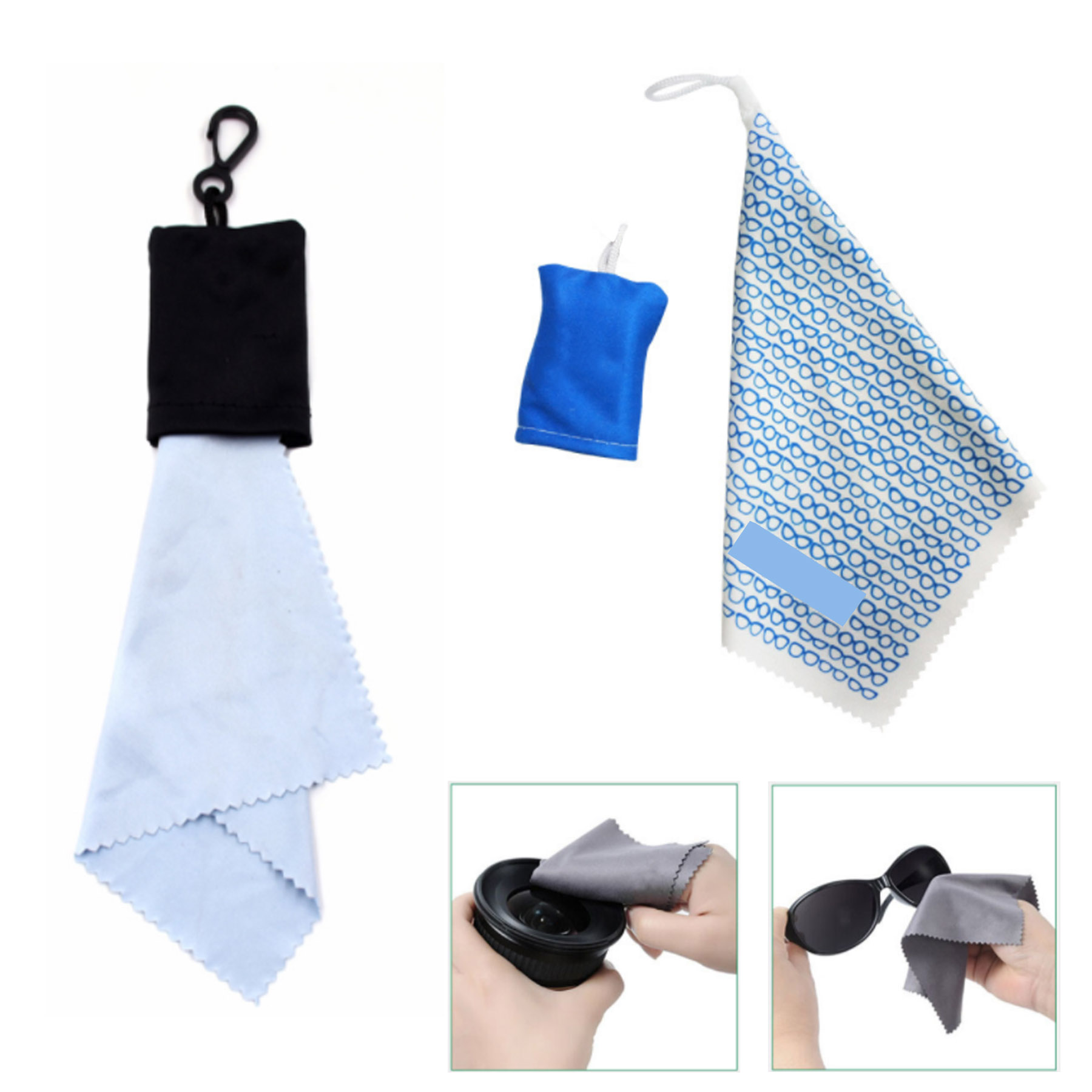 Keychain Glasses Cleaning Cloth 1