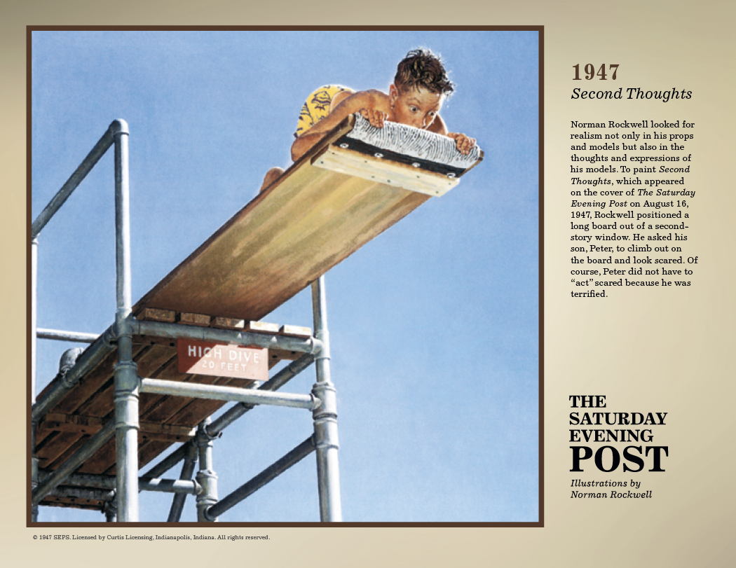 Triumph® Calendars The Saturday Evening Post Illustrations by Norman Rockwell Calendar 44