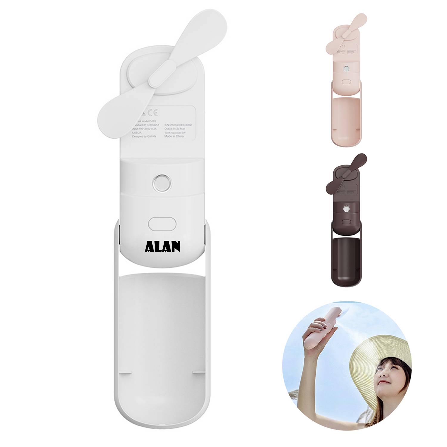 Foldable small spray fan 9