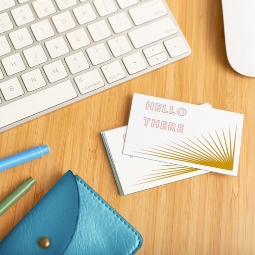 LETTERPRESS BUSINESS CARD - 2 X 3.5