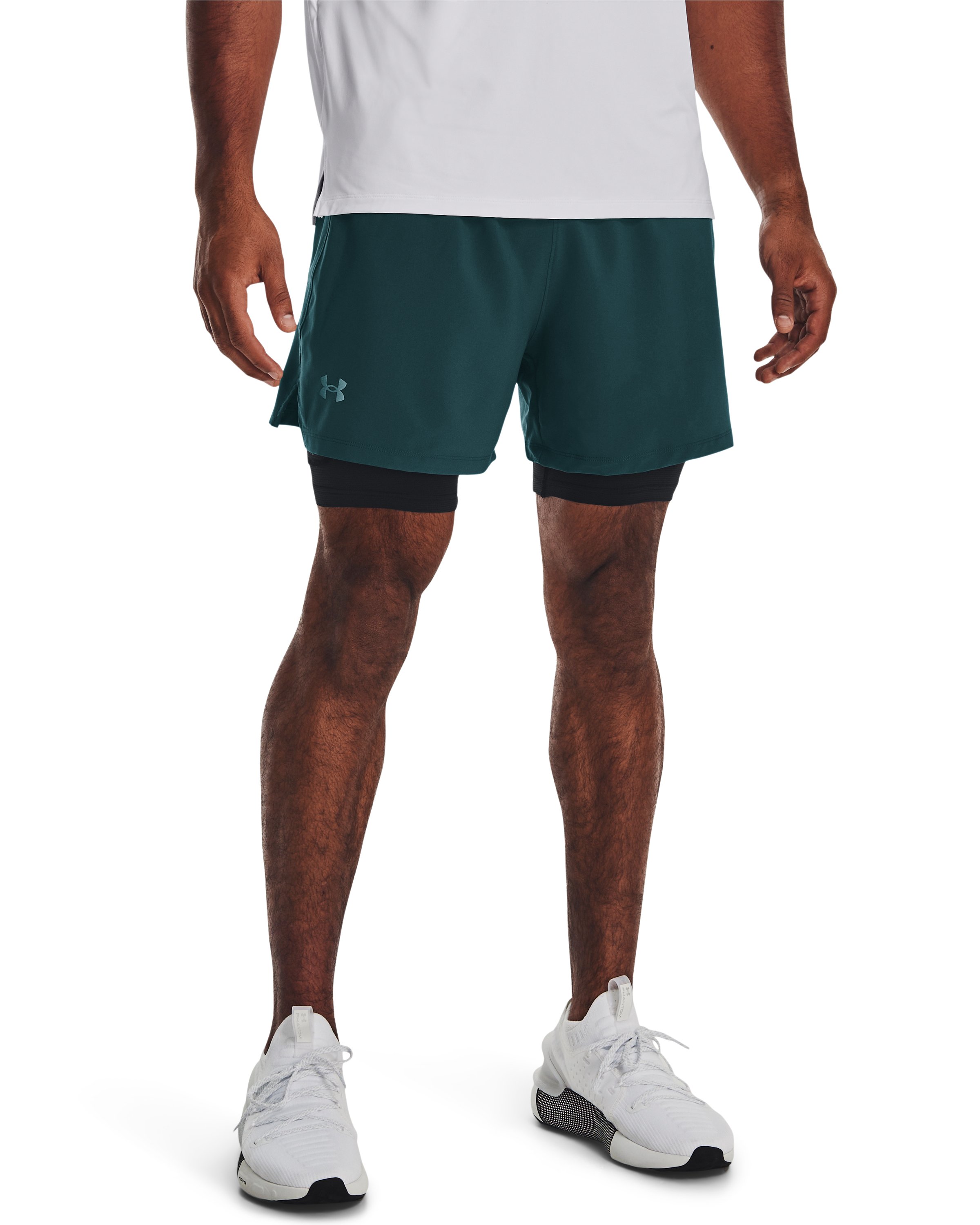 UA Iso-Chill Run Men's 2-in-1 Shorts 7
