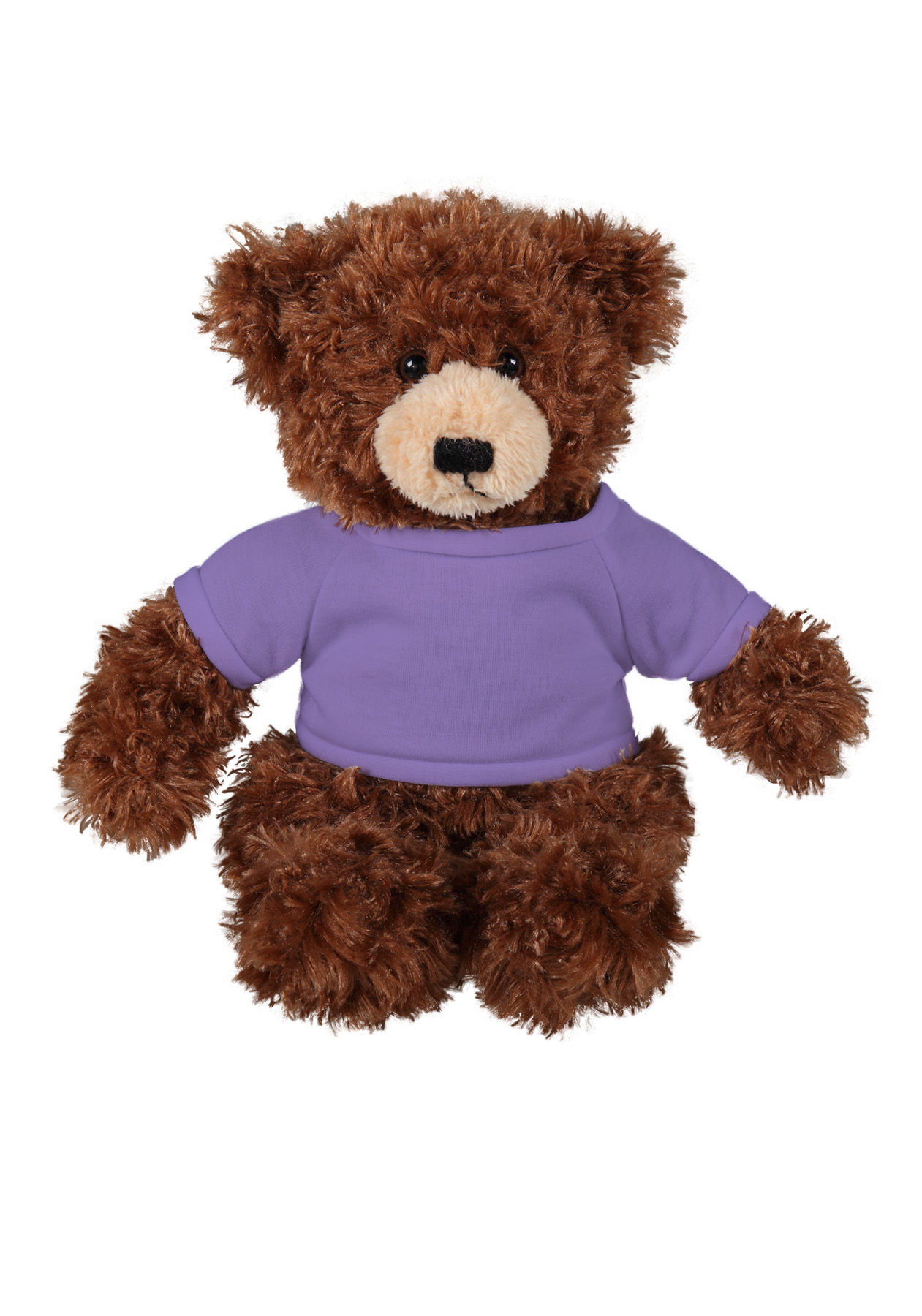 soft plush Chocolate Brandon Bear with t-shirt 9