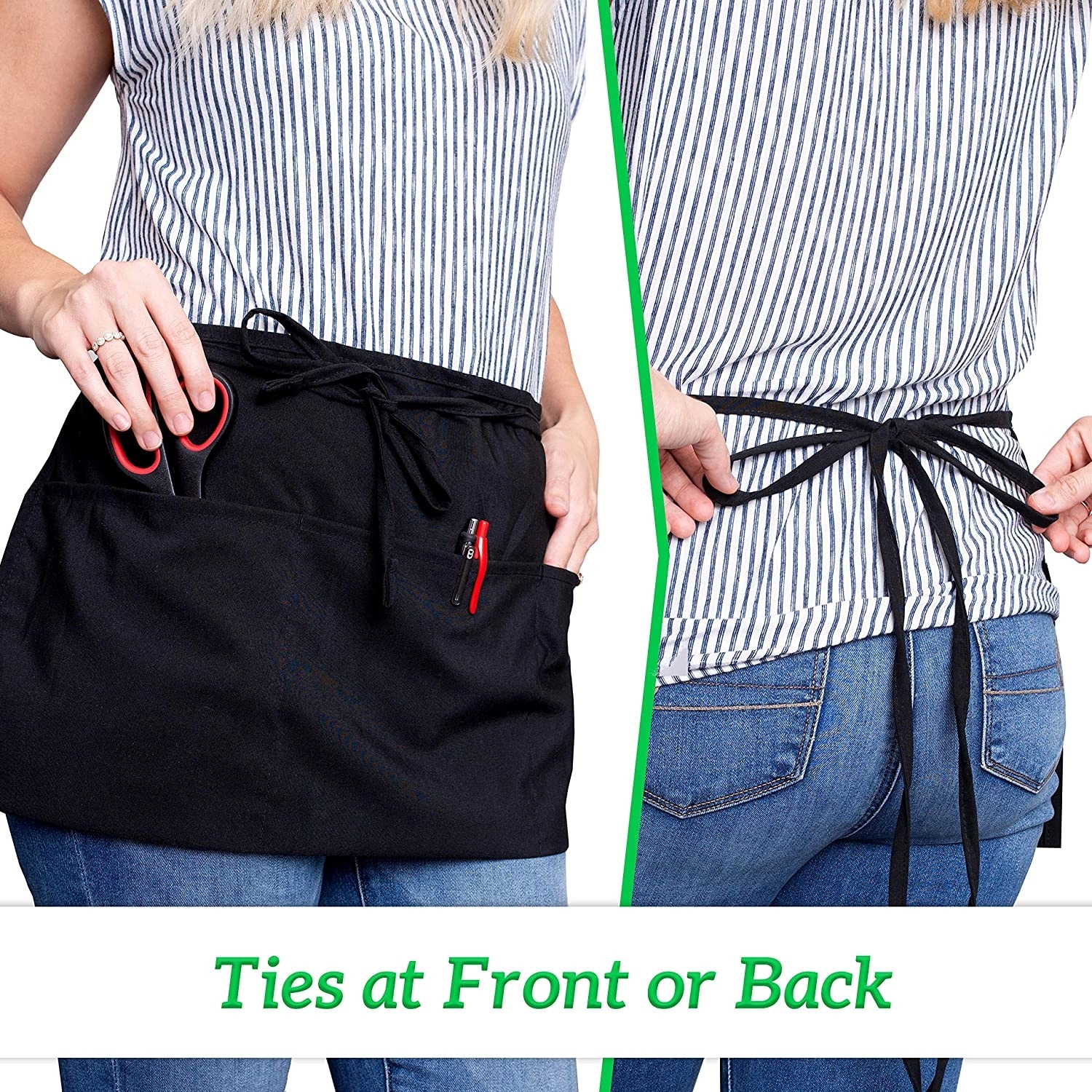 5.9oz 100% Polyester Waist Apron 5