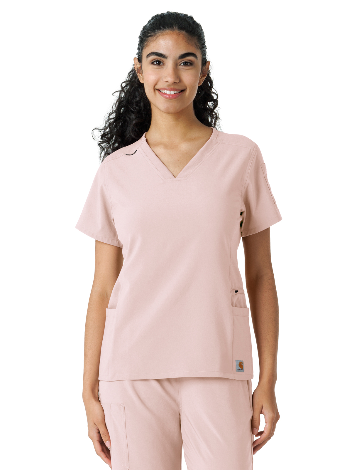 Carhartt Scrubs - Force Essentials - Women's Knit Panel Top 53