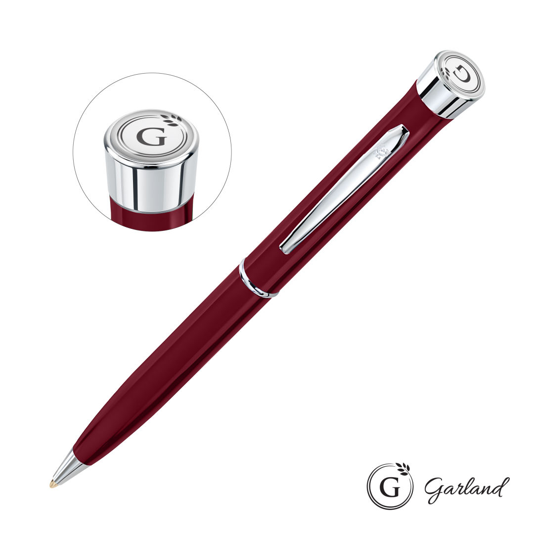 Garland® Color Twist Ballpoint Pen - Chrome Accent 8