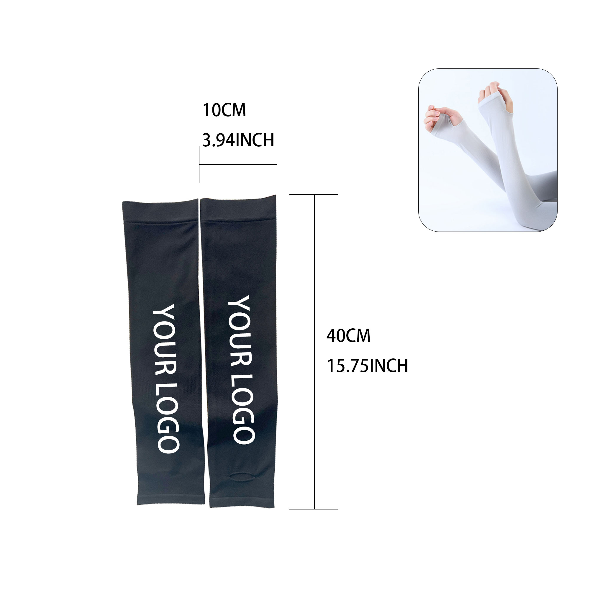 Sunproof Ice Silk Arm Cover 2