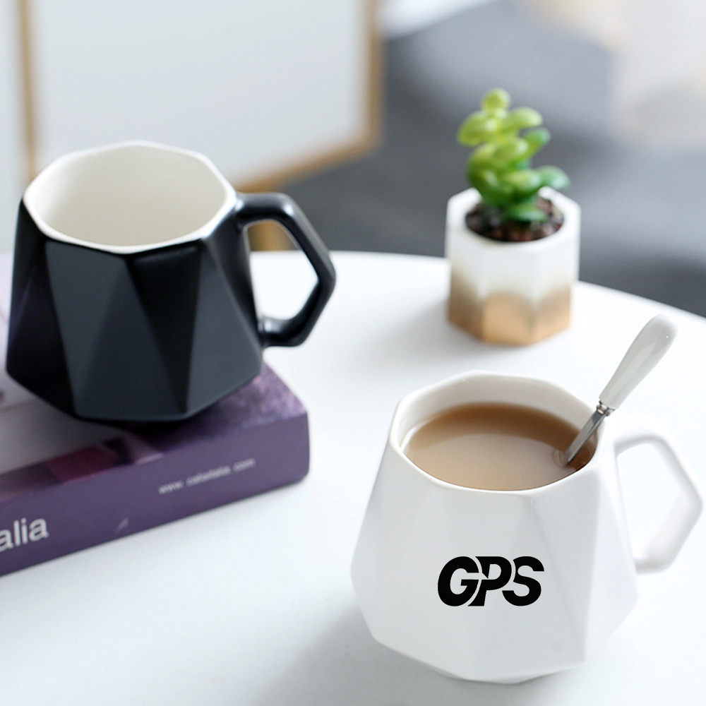 Diamond Shaped Ceramic Cup 2