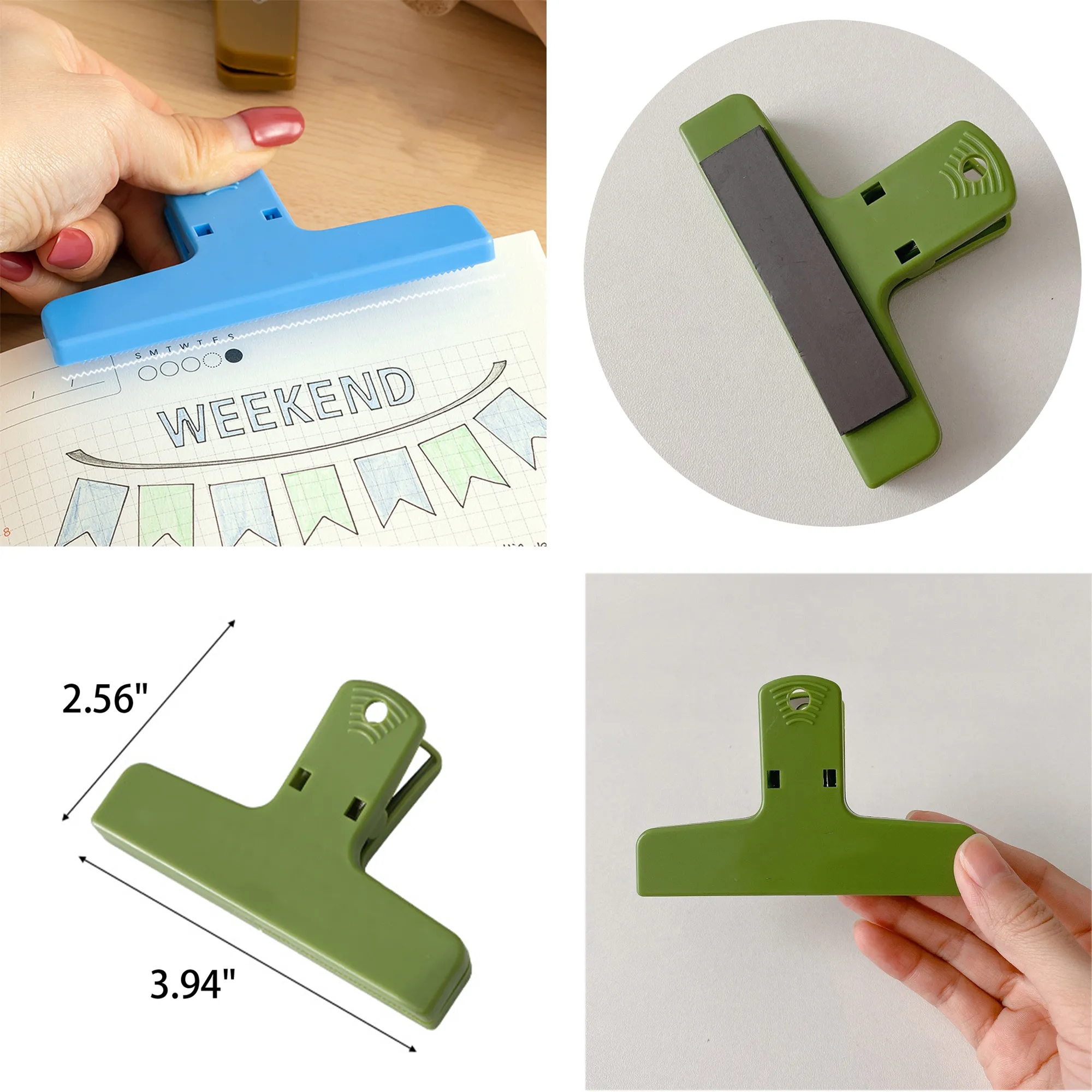 Food / Chip Clips with Magnet 2