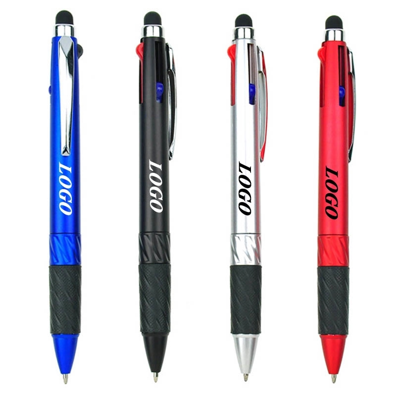 Tri-Color Pen with Stylus 3