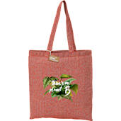Recycled 5oz Cotton Twill Tote, custom tote bag with logo imprint 136