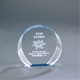 5-3/8" x 5" Blue Round Acrylic Trophy 2