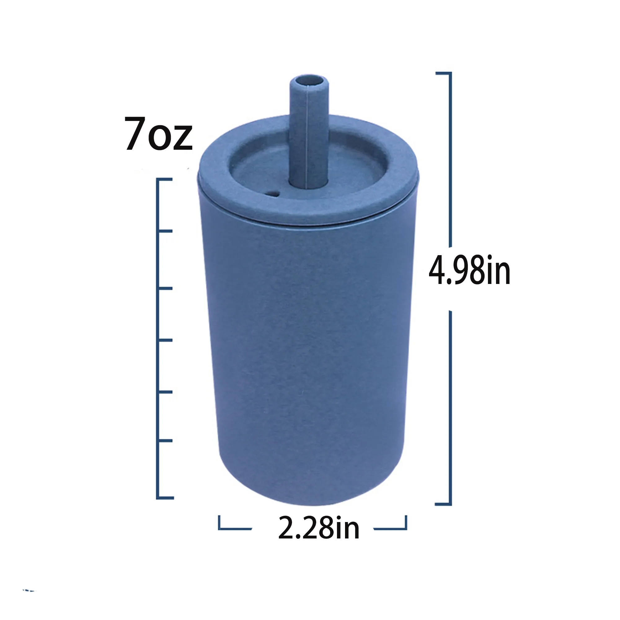 7oz Silicone Toddler Smoothie Cups with Straw 3