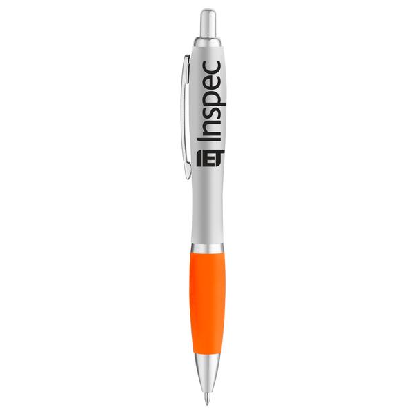 Curvaceous Matte Silver Ballpoint 40