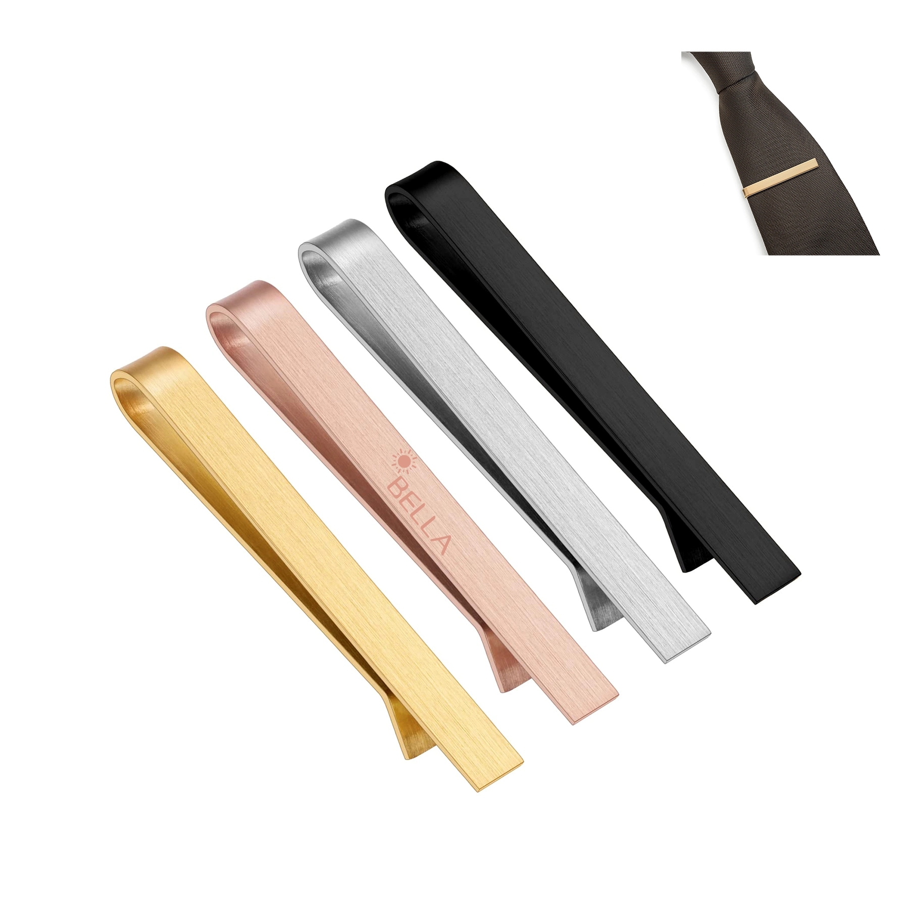 2 Inch Clips For Men'S Tie 1