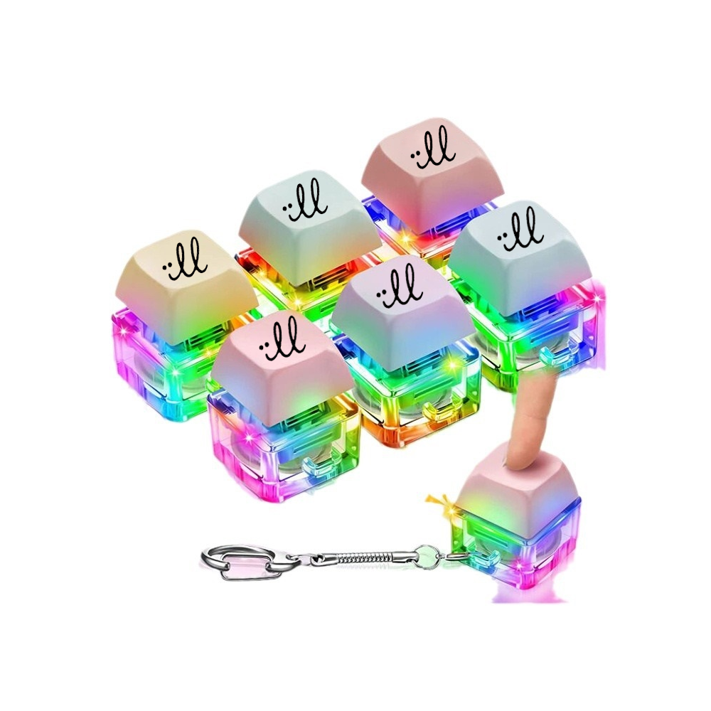 Keyboard Fidget Toy Keychain 3