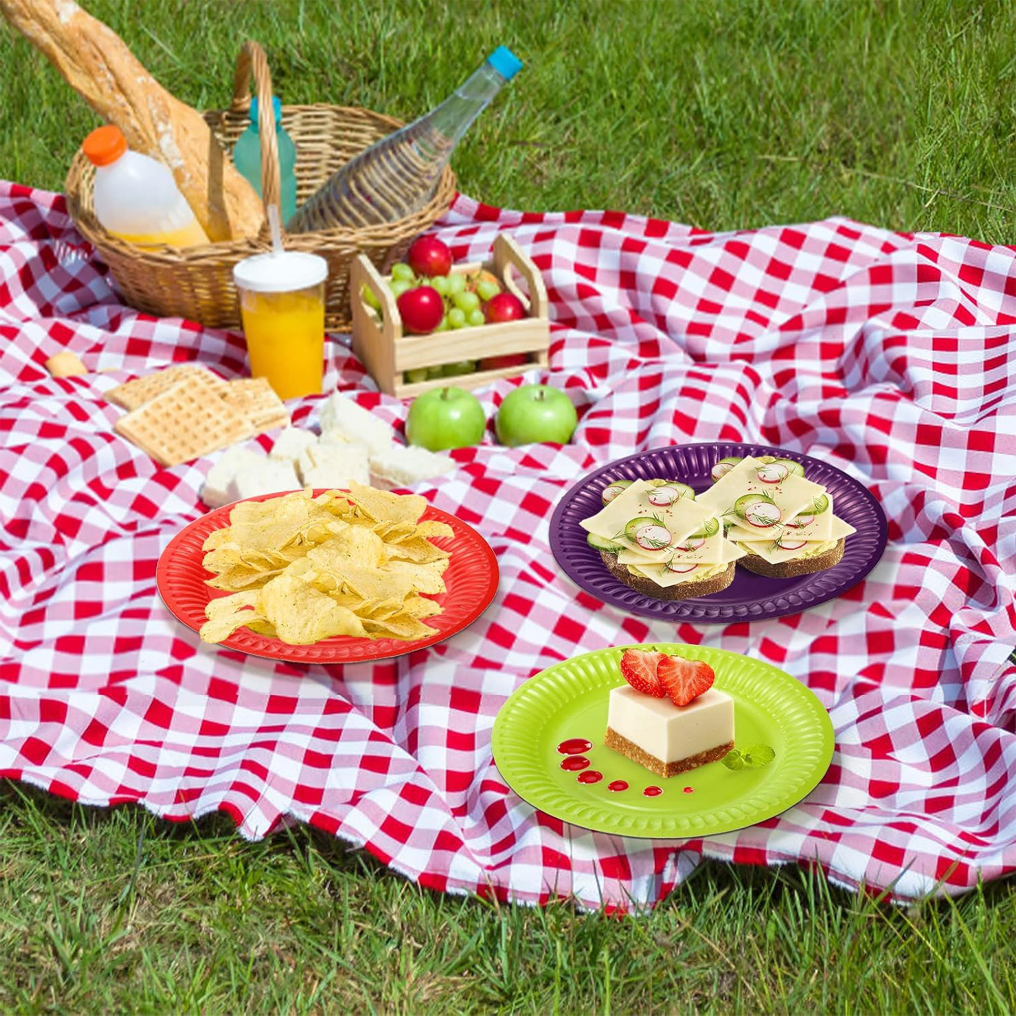 Colorful Party Paper Plates 3