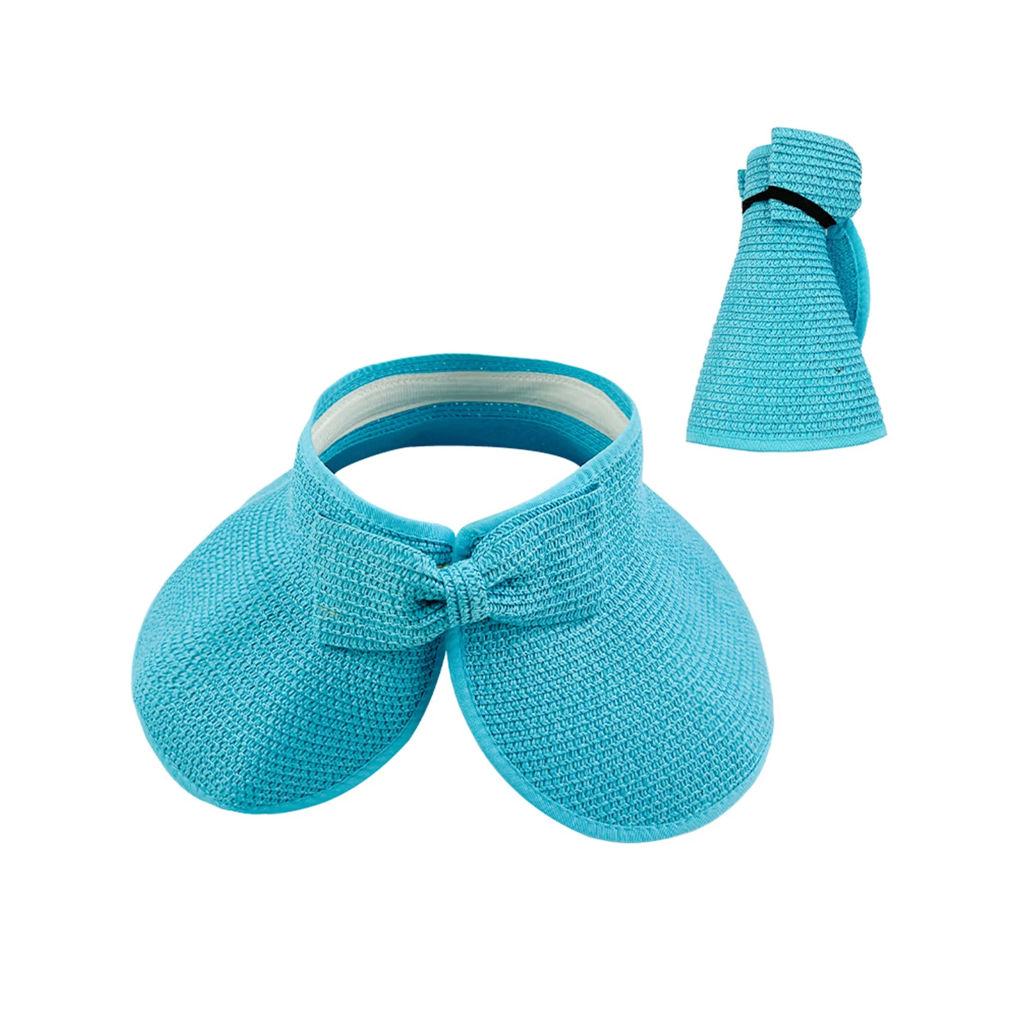 Foldable Beach Sun Straw Hat Outdoor Caps 7
