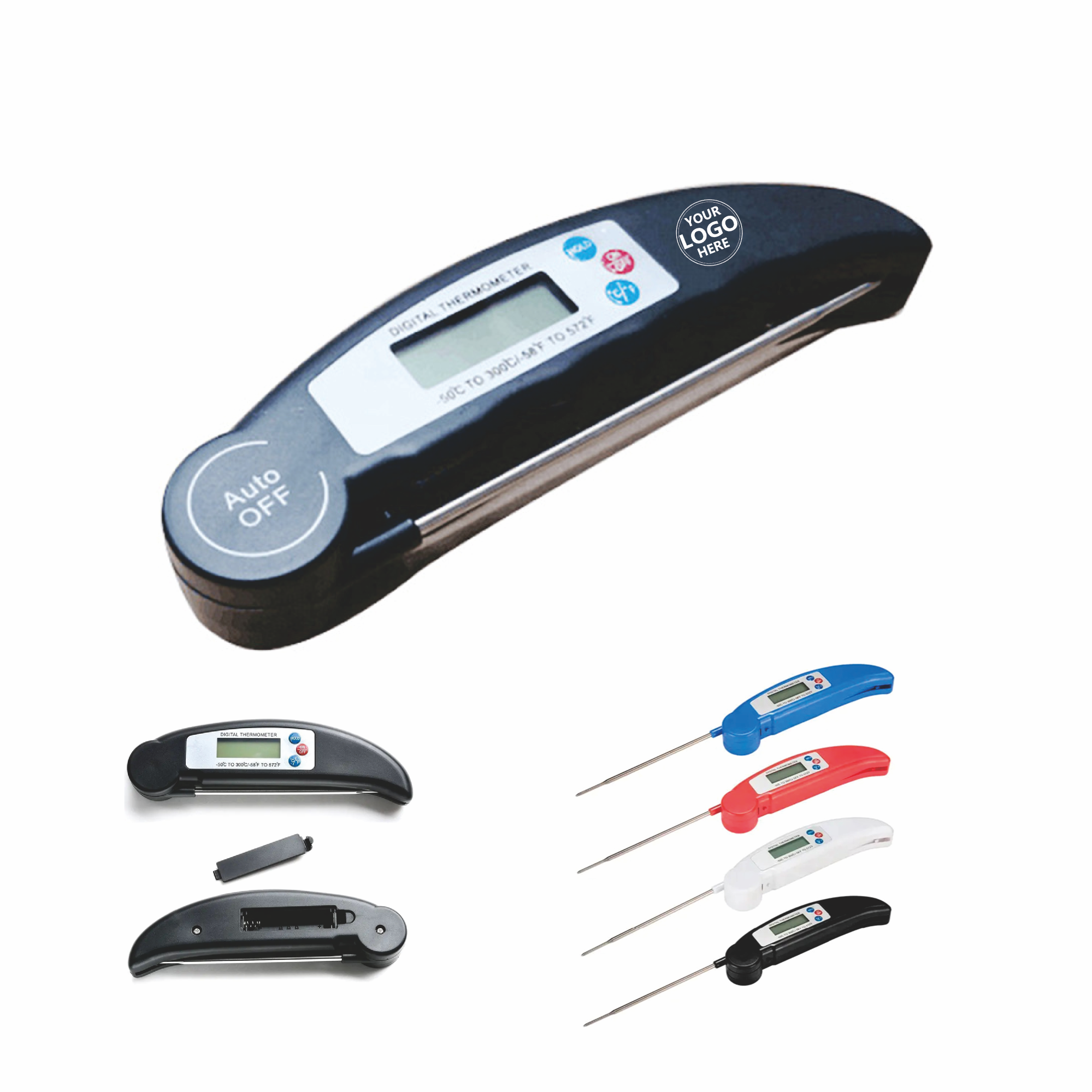 BBQ Thermometer with Metal Probe 2